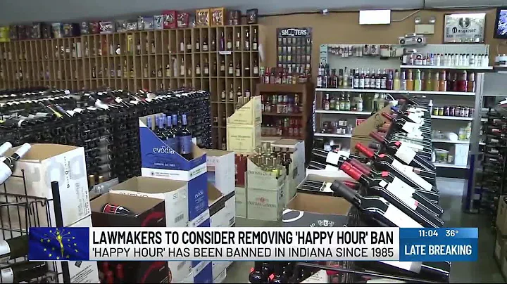 Indiana lawmakers consider removal of 'happy hour' ban