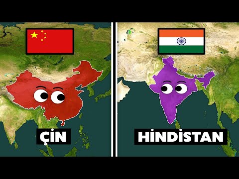 Çin vs. Hindistan + Müttefikler | Savaş Senaryosu