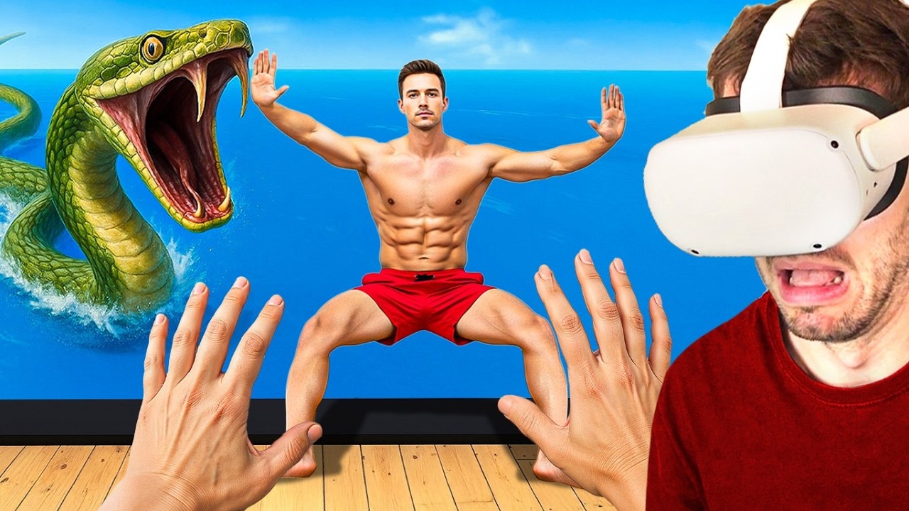 Coloquei meu AMIGO junto com COBRAS! - Newton's Playground VR