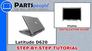 Dell Latitude D620 (PP18L) Display How-To Video Tutorial