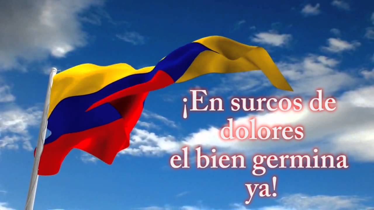 Himno Nacional de Colombia con letra 3D (HD) - YouTube