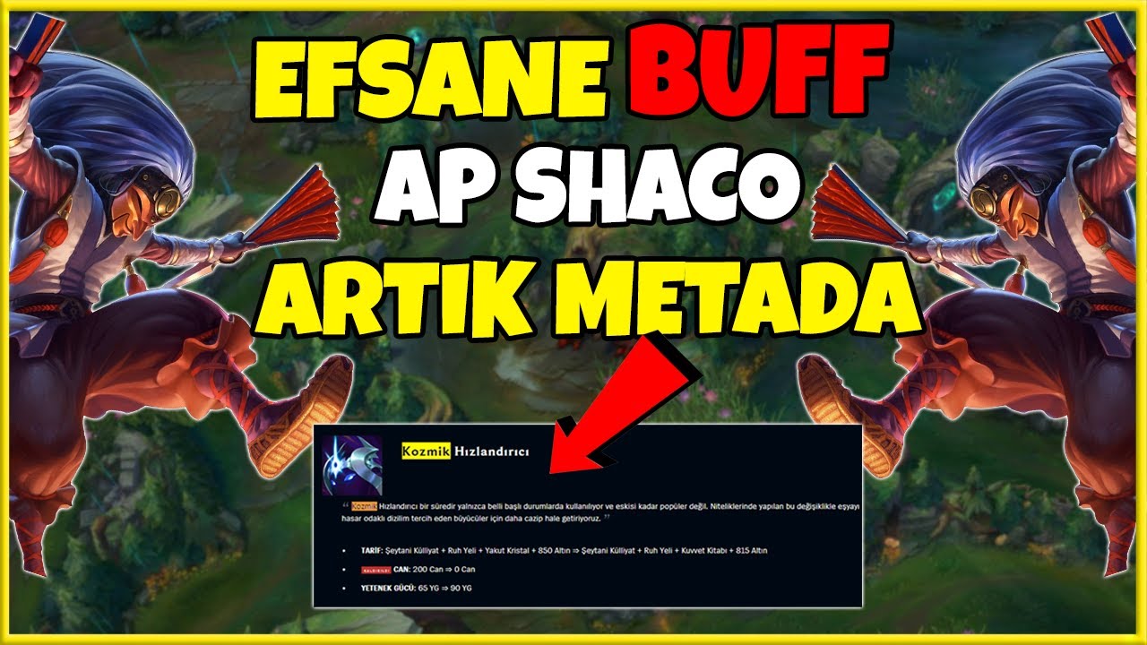 Bu BUFF Ap Shaco'yu UÇURACAK | Shacolambac - YouTube