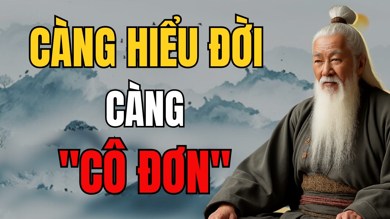 CỔ NHÂN DẠY – Người Càng Hiểu Đời Càng Ít Hòa Vào Đám Đông