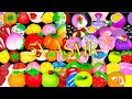 5X ASMR MUKBANG! Super Sweet Rainbow Fruit Desserts & Jelly (No Talking)