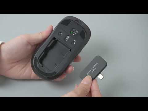 変換アダプタ付きマウス 400-MAWBT209