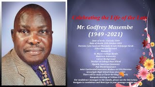 Celebrating the Life of the Late Mr. Godfrey Masembe (1949 -2021)