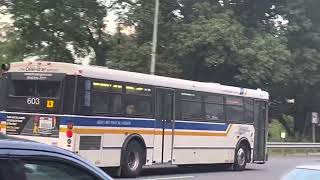 Bee Line Bus on Route 13 Port Chester Bound at Main St and S Broadway