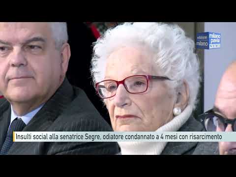 Video Milano, insultò sui social la senatrice Segre: condannato a 4 mesi con risarcimento di 1.500 euro