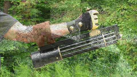 Steampunk Petite Underslung Gatling Gun