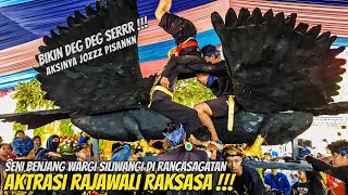 Aktrasi Rajawali Raksasa  Bikin Penonton Deg Deg Serr  Benjang Wargi Siliwangi Di Rancasagatan