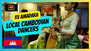 4K 60FPS Local Cambodian Dancers Aboard the RV Amadara #amawaterways While in Port in Phnon Penh