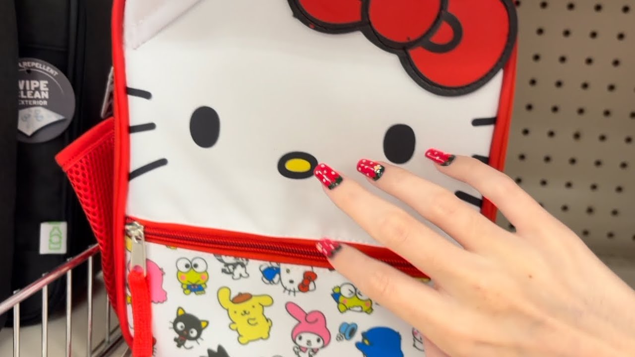 public ASMR at Target (tapping, organizing, scratching)