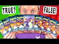 TRUE or FALSE? - Charizard Pokemon Cards Are NEVER In The Charizard Packs! (Experiment Opening)