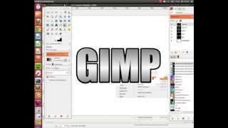 Gimp 2.8 - Glossy Metal Text With Blaze
