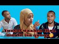 Yuusuf liinaa akkamitti aase adallaa jalaa maalif akkatti isa quuyxi