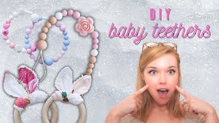 3 Easy DIY Baby Teethers that are SO CUTE | Natural & Silicone