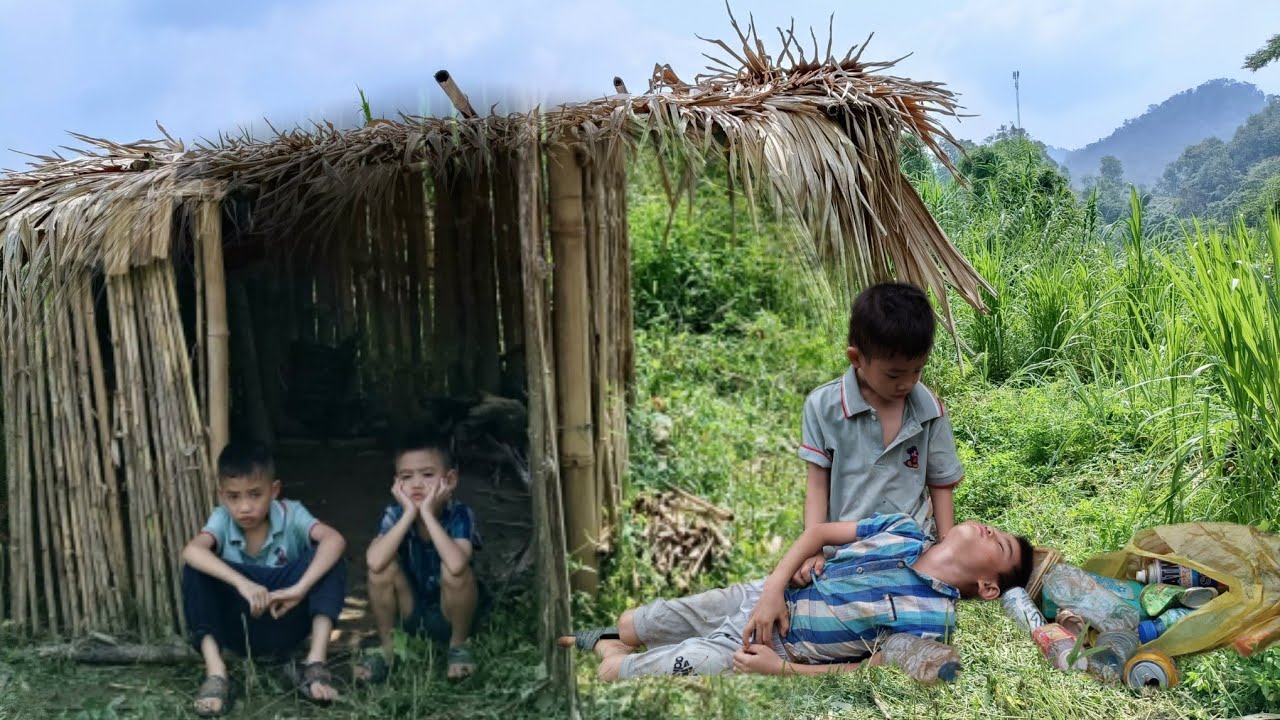 Two orphan brothers went into the forest together to look for snails to ...