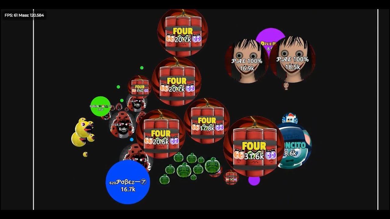 TRICKSPLIT.IO | BIG FFA - JUST TRYING | FOUR Y SHORTY