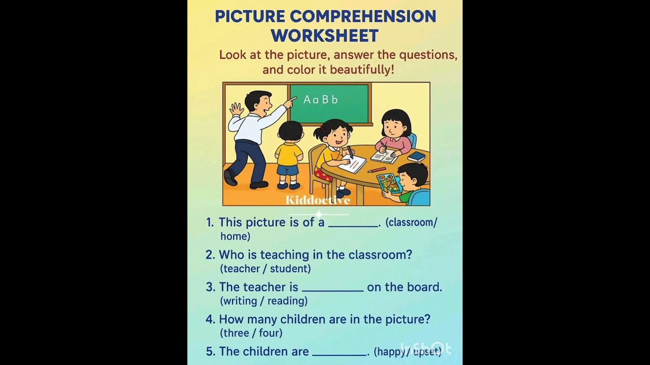 Picture comprehension