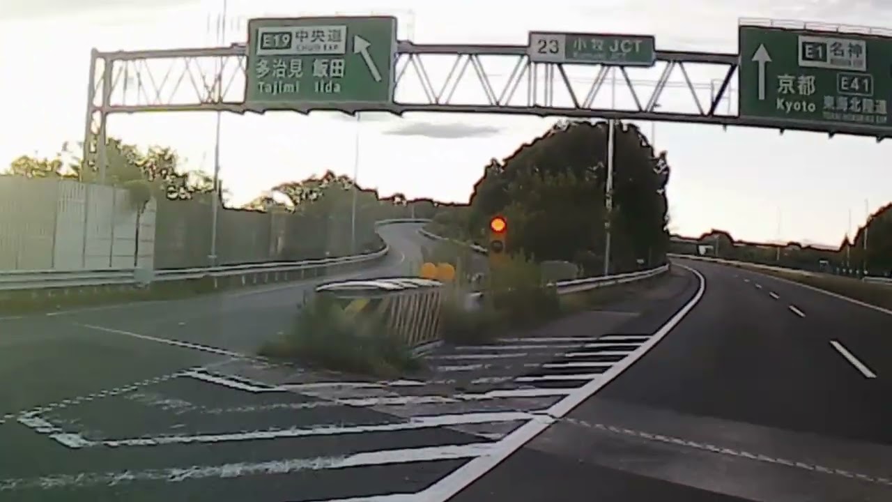 名神高速道路・下り愛知岐阜区間走行動画・音楽ver.【守山IC～岐阜羽島IC】