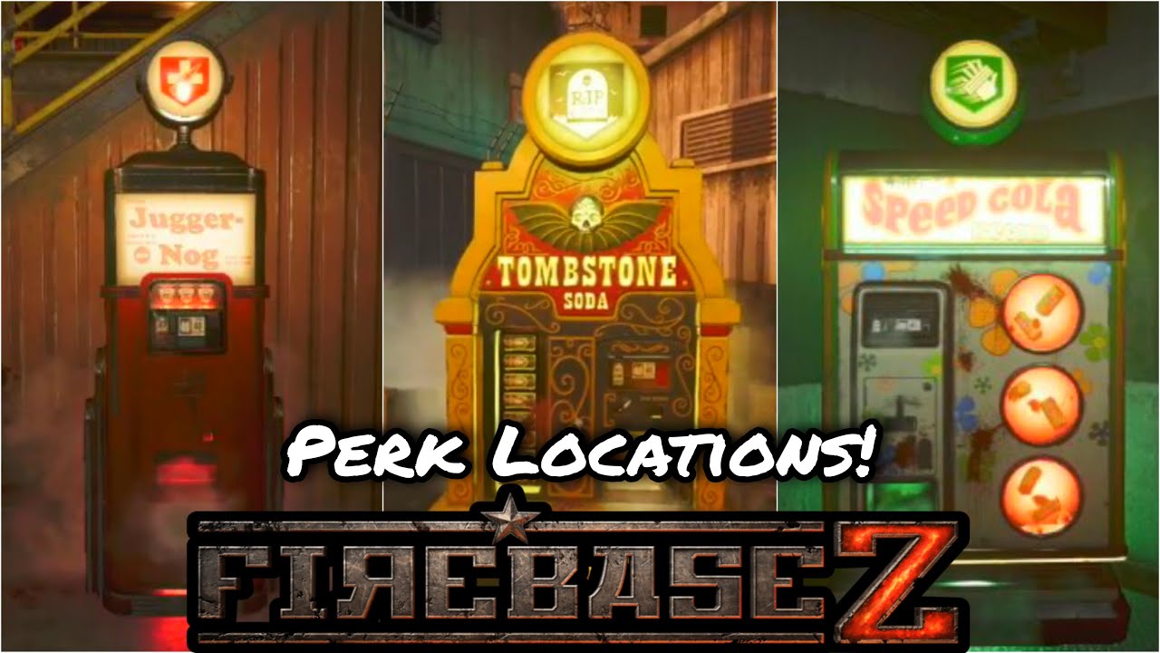 "FIREBASE Z" ALL PERK LOCATIONS GUIDE! (Black Ops Cold War Zombies
