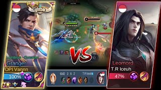 LAGI SOLO RANK VS LEO JUNGLER YG LAGI NAIK DAUN DI META SEKARANG AUTO LOCK SAMPE NGEFEED WKWK - MLBB