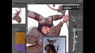 Power Rangers' Rita Repulsa Fan art timelapse