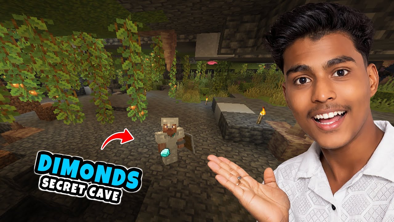 I Found a Dangerous SECRET Cave in Minecraft! 😱 - YouTube