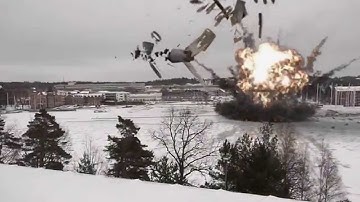 Plane Crash - 3D Max camera tracking