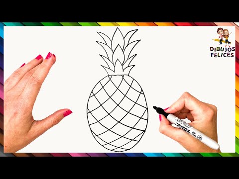 Video: Cómo Dibujar Piña