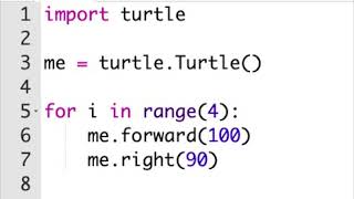 Why use For Loops in Drawing Python Turtle Graphics?