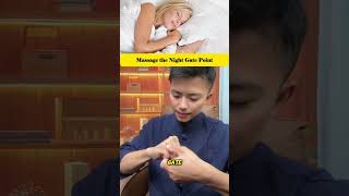 Gently massaging the "Night Gate"point may help relax the body, supportbetter sleep, and bring more