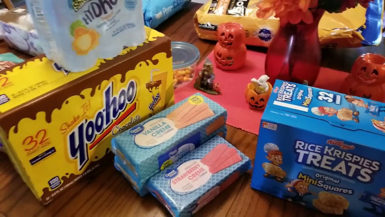 Walmart weekly restock lunch / snack haul - YouTube