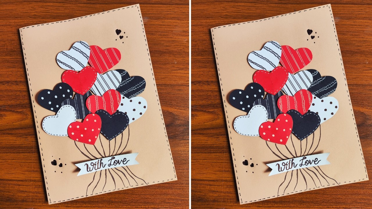 Handmade Valentine’s Day Card 2026 | Easy DIY Love Card Idea - YouTube