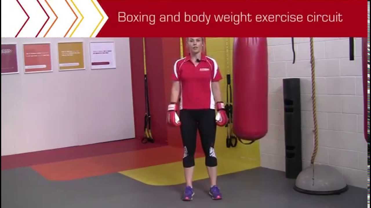 Boxing and body weight exercise circuit YouTube
