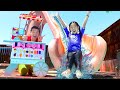 艾玛假装玩巨型游泳池和冰淇淋泳池派对 Emma Pretend Play Giant Swimming Pool and Ice Cream Toys Pool Party