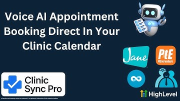 🎙️ How to Enable Voice AI Booking with JaneApp & Cliniko CalendarBridge | Sync Guide for Clinics