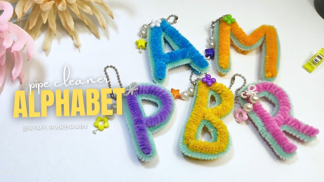 DIY Alphabet from Pipe Cleaners - Kimy Handmade 