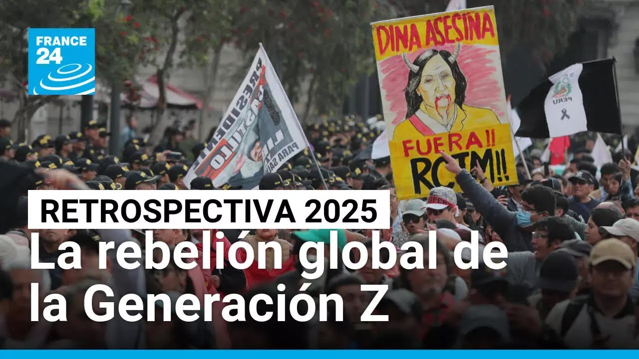 De Asia al resto del mundo: la Generación Z se tomó las calles en 2025 • FRANCE 24 Español
