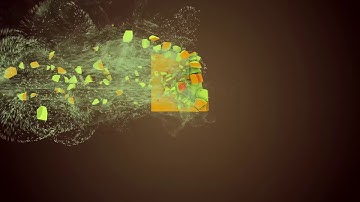 Motion particle logo intro-"Motioncrunch"