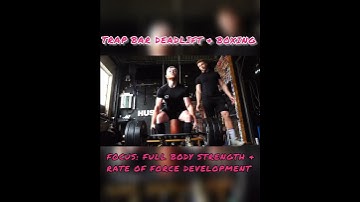 TRAP BAR DEADLIFT TO BUILD POWER FOR BOXING