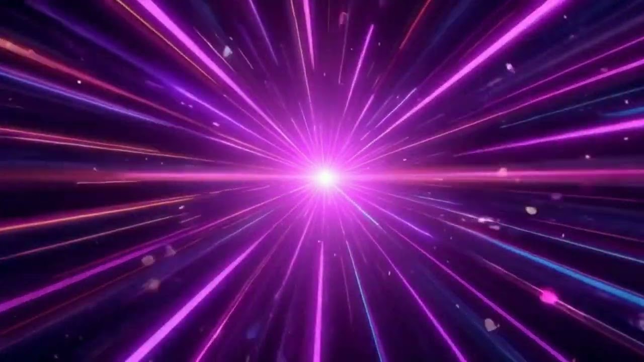 🪢Copyright free Screensaver Hintergrund Motion Background Video Streaming waves rays multicolored