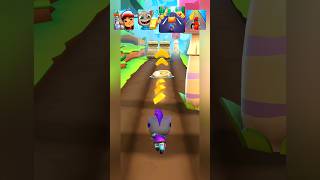 Subway Surfers 🆚 Talking Tom Gold Run 🆚 Running Pet 🆚 Metroland Runner Gameplay - #shorts screenshot 5