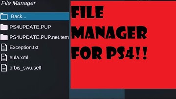 How to install and use the new FS-manager(file manager)| File Manager For PS4| Jailbreak