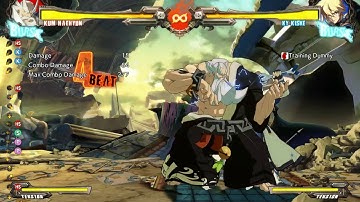 GGXrdR2.1 Haehyun Corner Throw RC Combos