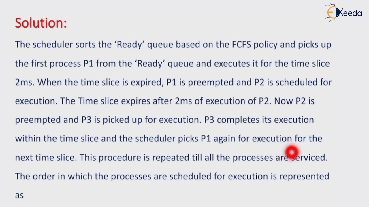 Numerical on Scheduling Algorithms 5 | Embedded Hardware | Embedded System & RTOS