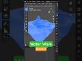 Water Wave physics properties #blender #shorts