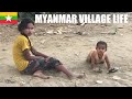 🇲🇲 Myanmar Village Life - Travel To Dala Crossing Yangon River