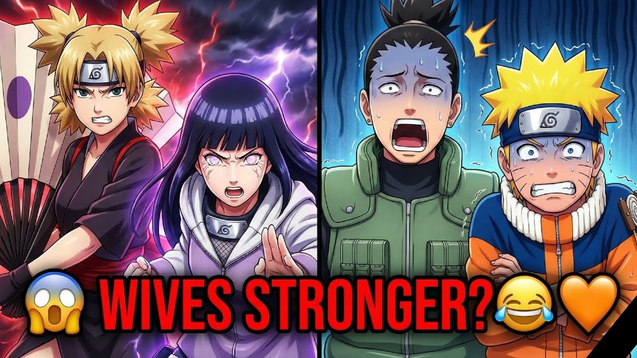 Naruto Couples Ranking Wives Stronger Than Husbands 😂 (You Won't