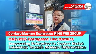 【Corrface Machine Exploration-MING WEI GROUP】MAX-350S Corrugated Line Machine#corrugated #packaging